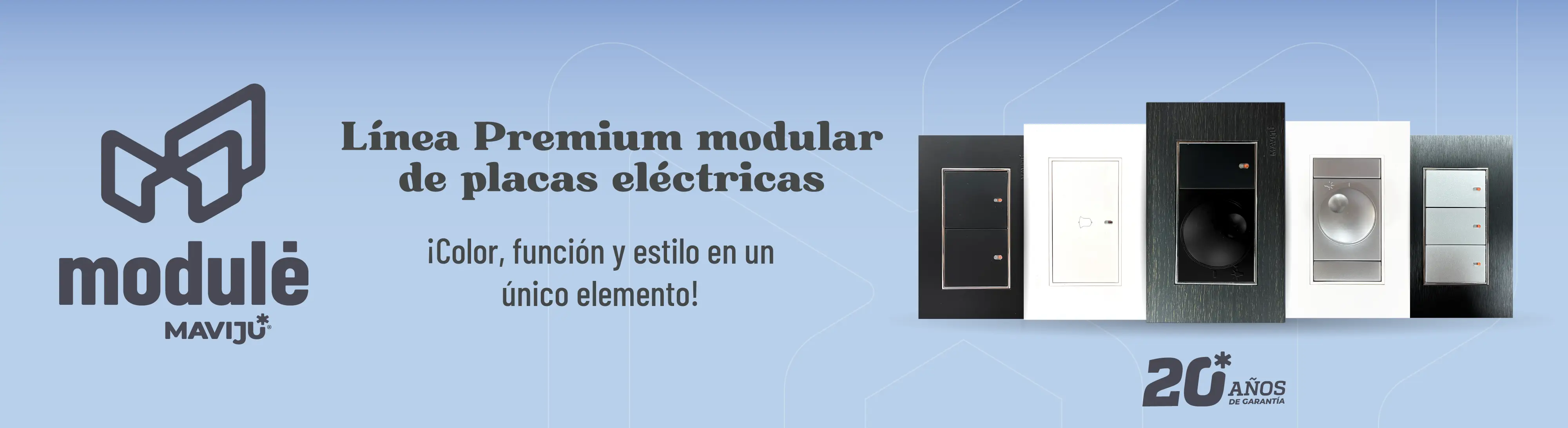Modulé placas eléctricas modulares premium by Maviju